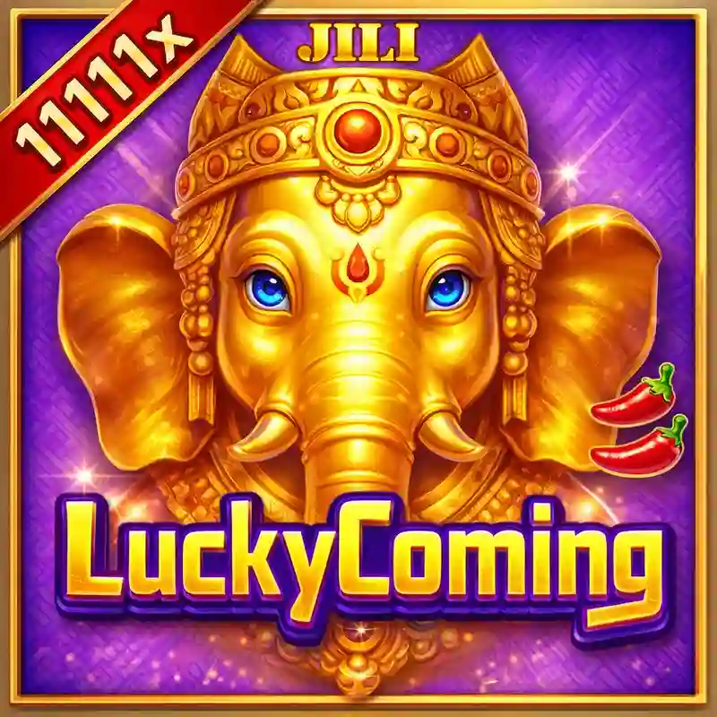 Lucky Coming slot game interface at jlljph casino