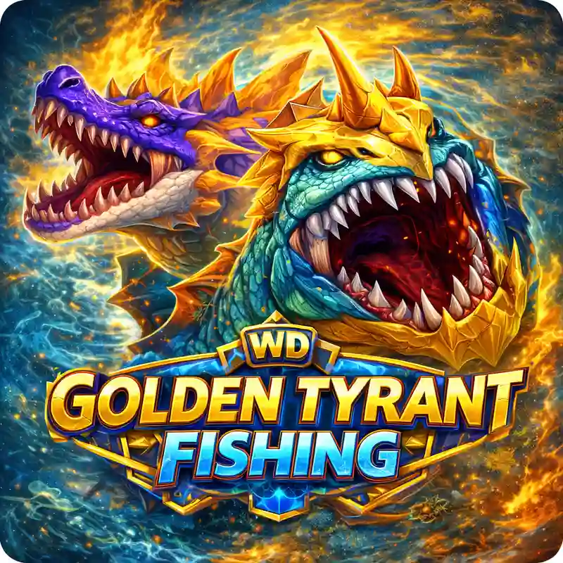 Wd Golden Tyrant Fishing Game Logo